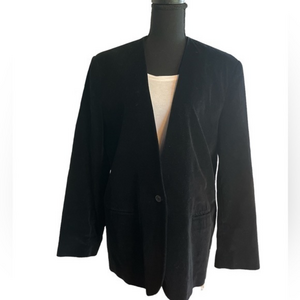 Diversity Woman’s‎ Black Blazer | One Button No Collar | size 16
